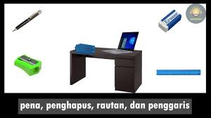 Nama Benda Di Meja Atau Kelas Di Dasar Bahasa Arab Untuk Pemula Belajar Bahasa Arab مكتبي Youtube