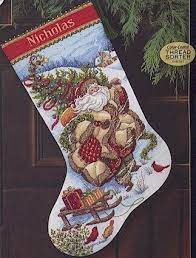 Free cross stitch patterns are easy to save and print out for use in creating lovely home decorations and gifts. Dimensions Santa S Journey Stocking Cross Stitch Kit 8752 123stitch