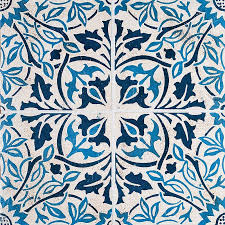 Voysey 20a Glazed Ceramic Tiles 6x6 Country Floors Of America Llc Blue Tile Floor Decorative Tile Glazed Ceramic Tile