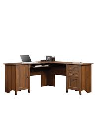 Sauder Carson Forge L Shaped Engineered Wood Corner Computer Desk Washington Cherry Office Depot
