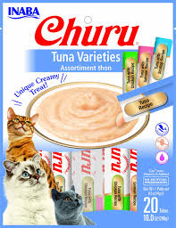 Wholehearted grain free chicken recipe shredded cat treat. Inaba Churu Tuna Puree Variety Pack Grain Free Lickable Cat Treat 20 Count Bag Chewy Com