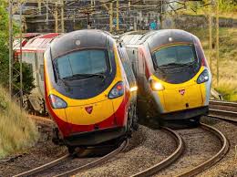 Leaning Pendolinos At Lineside Electric Train Union Pacific Train Uk Rail