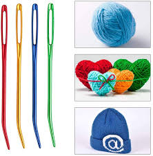 But if you're interested in learning about knit fabrics, and you want to make it look more like the original. Buy Jumbo Bent Tapestry Needle 8pcs Large Eyes Blunt Yarn Needles Knitting Darning Needles Sewing Needles Weaving Needles For Beading Quilting Crochet Color Random Online In Germany B07mmmwrp3