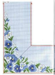 These flowers when you stitch them will be around forever in your dreary days. Pin By Maria Angelica On Sablonlar Colourful Cross Stitch Cross Stitch Flowers Cross Stitch Borders Corner