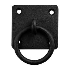 Wrought Iron Ring Pull Black Cabinet Hardware Rustic Style Rustic Hardware Rustic Cabinet Hardware Black Cabinet Hardware