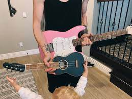 Mikey Way On Instagram So Whenever I Play Guitar Around Her Rowan Becomes Electrified She Wants Her Very Own P Mikey Way My Chemical Romance Playing Guitar