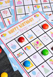 Cute Free Printable Birthday Bingo Game Birthday Party Games Indoor Birthday Party Games For Kids Birthday Party Games