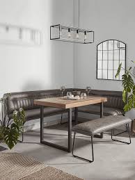 My only issue is that it's a bit taller than a standard chair seat height, so it sits a bit too high at a dining table. Alden Loft Corner Dining Set