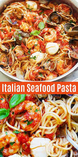Try these traditional christmas dinner ideas and recipes and enjoy your favorite main dishes for the holidays, at food.com. Seafood Pasta With Shrimp Scallops And Clams Rasa Malaysia