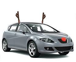 Ornament decor reindeer gift car accessories christmas van antlers for pendant. Reindeer Car Decoration 2 X Antlers And 1 Red Nose
