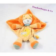 doudou plat lion tex baby orange brode elephant oiseau carrefour 31 cm doudou doudou perdu elephant