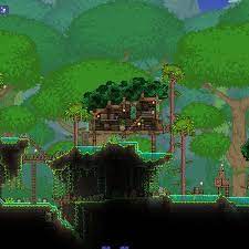 Terraria Builds On Instagram Some Liitle Jungle Huts Terraria Terrariabuild Terrariamobile Te Terraria House Ideas Terraria Memes Terrarium