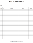 This 4 page free printable medical binder worksheets to keep track of frequency of symptons to family history. Medical Records