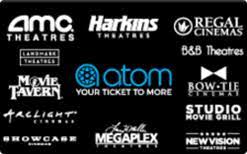Offer does not apply to digital content or amazon gift cards. Sell Atom Movie Tickets Gift Cards Raise