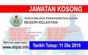 Search our current job openings to see if there is a career in negeri sembilan that waiting for you. Jawatan Kosong Suruhanjaya Perkhidmatan Awam Negeri Kelantan 14 Disember 2016 Jawatan Kosong Kerajaan Swasta Terkini Malaysia 2021 2022