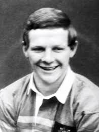 Four RL personalities pictured at Headingley a few years ago. From left)  Big Jim Mills of Widnes and ex Leeds trio Philip Holmes , Neil Lean and Roy  Dickinson .
