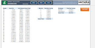 Excel Payroll Template Free Paycheck Calculator Payroll Template Spreadsheet Template Financial Budget