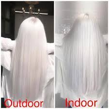 Nordic White Hair Is The Lightest Shade Of Platinum We Ve Ever Seen Silver White Hair Platinum Hair Color White Blonde Hair