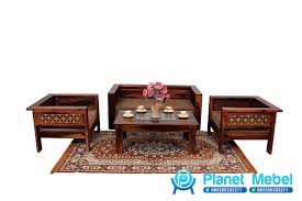 Harga sofa kulit mewah kayu jati ukir asli jepara, kursi tamu gratis ongkir. Jual Kursi Tamu Jati Jepara Kualitas Export Planet Mebel Jepara