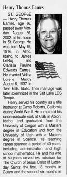 Henry Thomas Eames (1916-2002)