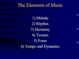 Learn about the musical element of dynamics—or differences in volume. The Elements Of Music 1 Melody 2 Rhythm 3 Harmony 4 Texture Ppt Video Online Download