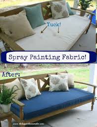 All Things Christmas With A Giveaway Fabric Spray Paint Patio Furniture Cushions Furniture
