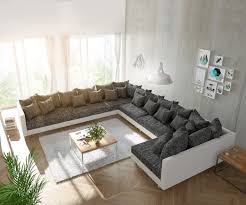 1565 downloads 50 likes 1 comments. Couch Clovis Xxl Weiss Schwarz Ottomane Links Wohnlandschaft Moderne Einrichtungsideen Gunstig Bei Mobel Modern