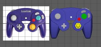 Game Cube Controller 3d Model In 2020 3d Model Low Poly 3d Models Modern Kitchen Interiors