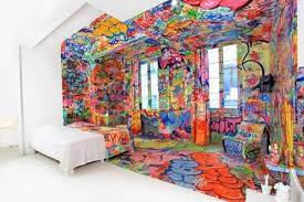 Graffiti arch graffiti tunnel wallpaper wall sticker graffiti street art 3d wall mural self adhesive exclusive design 3d photo wallpaper vinylicstickersshop. Crazy Street Style Bedroom With Graffiti Wall Art Photos Decor Report