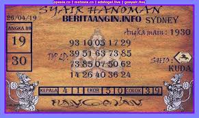 Kode Syair Sd Jumat 26 April 2019 Kode Syair Sgp Hk Sd Motesia