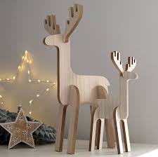 Strikingly Wooden Deer Christmas Decorations Adorable Standing Reindeer Decoration Christmas Reindeer Decorations Wooden Reindeer Reindeer Decorations
