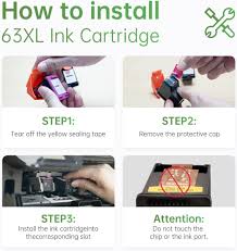 Hp 63Xl Black (F6U63An) & Color (F6U64An) Ink Cartridges-Combo Pack |  Doorstepink