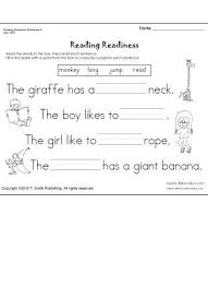 Reading Readiness Worksheet 6 Kindergarten Worksheets Reading Comprehension Kindergarten Kindergarten Reading Worksheets