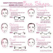 Face Shapes Glasses For Your Face Shape Glasses For Face Shape
