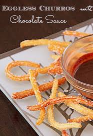 2 cawan gula, 2 cawan air panas, 5 sudu makan marjerin/butter, 6 biji telur saiz b, 1 sudu teh esen vanila, 1/2 tin susu pekat, 2 cawan tepung gandum, 1 sudu makan baking soda. Resepi Churros Cheese Sos Coklat Tanpa Telur Step By Step Aneka Resepi Mudah Dan Sedap