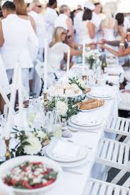 During your white dinner party, the only alcoholic drinks you can serve are wine and champagne. Diner En Blanc Monika Hibbs Diner En Blanc Diner All White Party