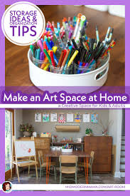 Get inspired by these creative home art studio ideas! Create An Art Studio At Home Mid Modern Mama