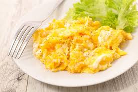 Keto Scrambled Eggs With Cheese Quick And Easy Breakfast Recipe Scrambled Eggs With Cheese Best Keto Breakfast Cheese Nutrition