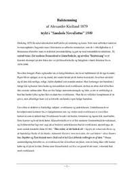 To noveletter fra danmark er alexander kiellands tredje novellesamling, som består av novellene trofast og karen. Analyse Og Fortolkning Af Balstemning Af Alexander Kielland Studienet Dk