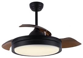 Selecting just the right ceiling fan with lights requires some information, and we're ready to help. Modern Ceiling Fan With Light And Remote Retractable Bedroom Ceiling Fan Transitional Ceiling Fans By Bella Depot Inc