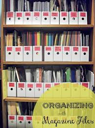 Organization Using Fluns Magazine Files From Ikea Before3pm Com Magazine Files Organization Craft Organization