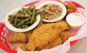 Blue catfish are members of the bullhead catfish family, with long slender bodies and barbels on the chin that look like long black whiskers. Catfish Sides Grilled Catfish Plate The Sides Were A Good Compliment To The Main Picture Of Flying Fish Of Little Rock Tripadvisor See 143 Traveler Reviews 28 Candid Photos And