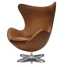 Brika home modern faux leather egg chair in white. Fritz Hansen Egg Chair In Leather Utility Design Uk