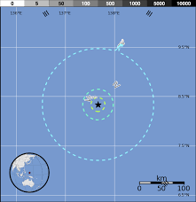 Image result for Micronesia state of Yap earthquake