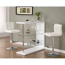 Coaster Contemporary Bar Storage Table Multiple Finishes Walmart Com Contemporary Bar Table White Bar Table Home Bar Furniture