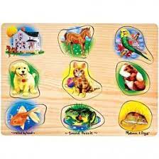 Wooden puzzles for toddlers with sound. Pets Sound Wooden Puzzle Pet Sounds Sound Puzzle Pets