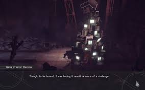 Game Dev Machine Lv 2 Nier Wiki Fandom Speak to the resistance members at the bottom of pascal's village after defeating simone.