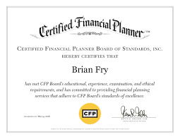 A certified financial planner, or cfp, is a financial planning professional with the education, training, certification and experience to help you the cfp board of standards creates and enforces the requirements for earning and keeping the cfp designation. Why Certified Financial Planner Is Important Cfp Pro