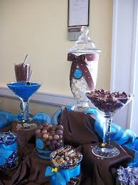 Pin By Sophia Johnson On Winter In Paradise Candy Buffet Wedding Blue Candy Buffet Wedding Candy