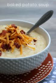 Cheddar cheese and sour cream are stirred in at the end, and increase the heat to high, add the broth or stock, scrape up any browned bits from the bottom of the pot, and bring to a boil. Baked Potato Soup